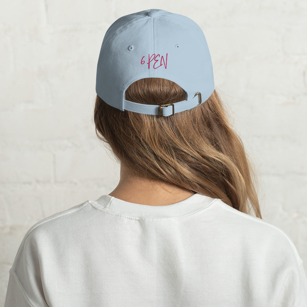 6 PEN LOGO Dad hat